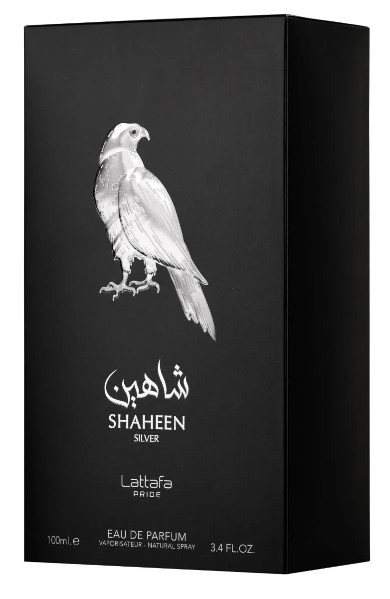 SHAHEEN Silver By LATTAFA PRIDE Eau De Parfum Spray 3.4 oz 100 ml