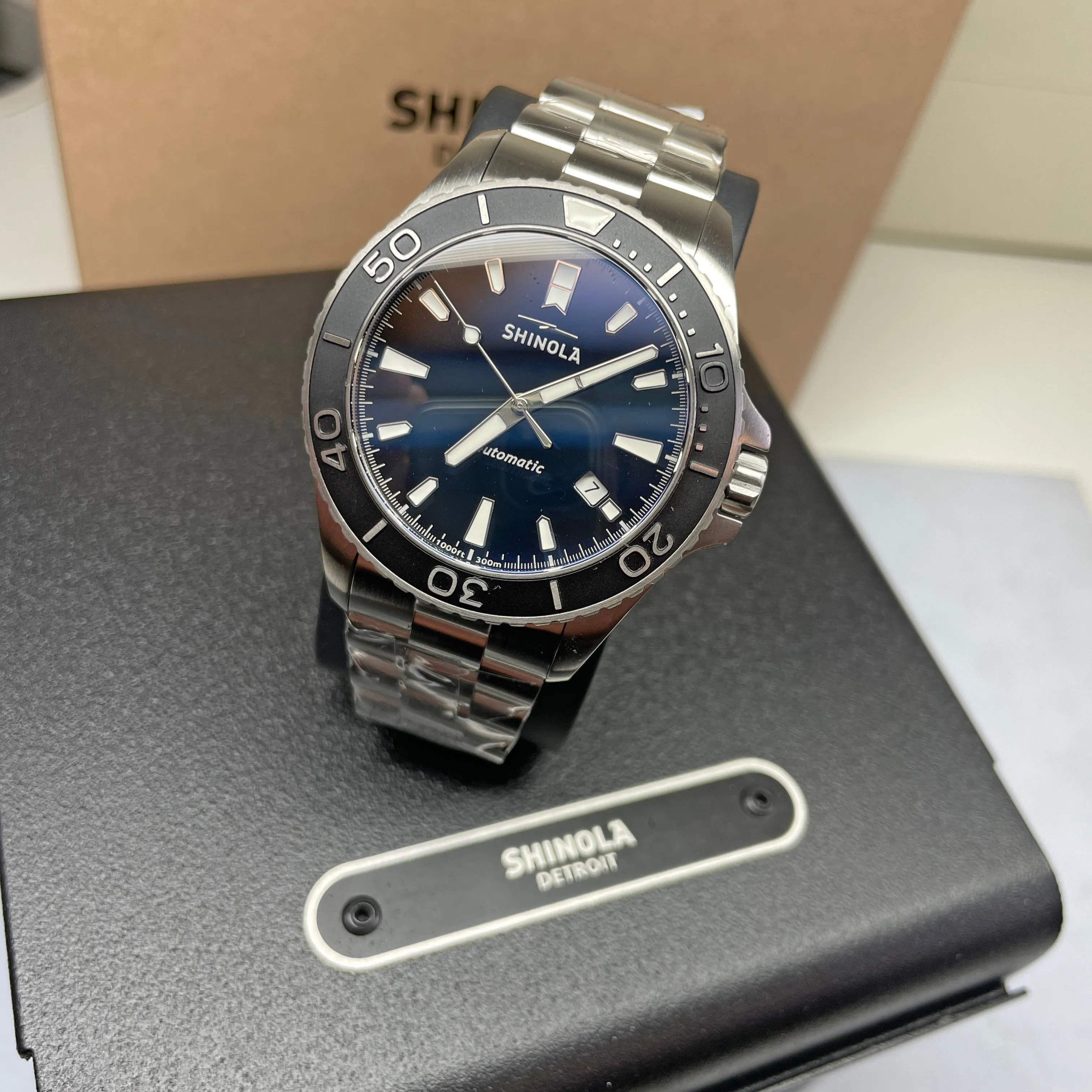 Shinola Automatic 43MM Lake Superior Monster Watch S0120097178