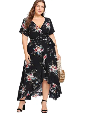 Short Sleeves Maxi Dress