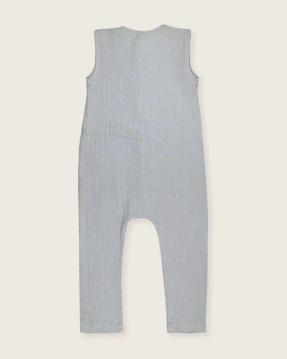 Sky Gauze Dungarees