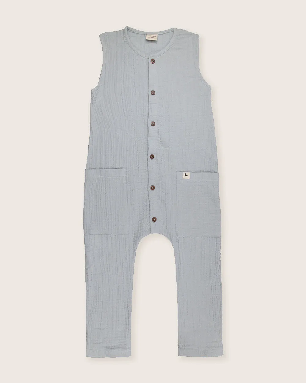 Sky Gauze Dungarees