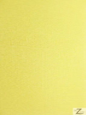 Solid Crystal Organza Fabric - 50 Yard Bolt - Yellow