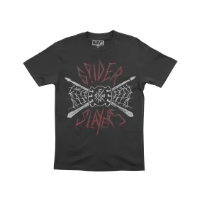 Spider Slayers Band Charcoal Tee