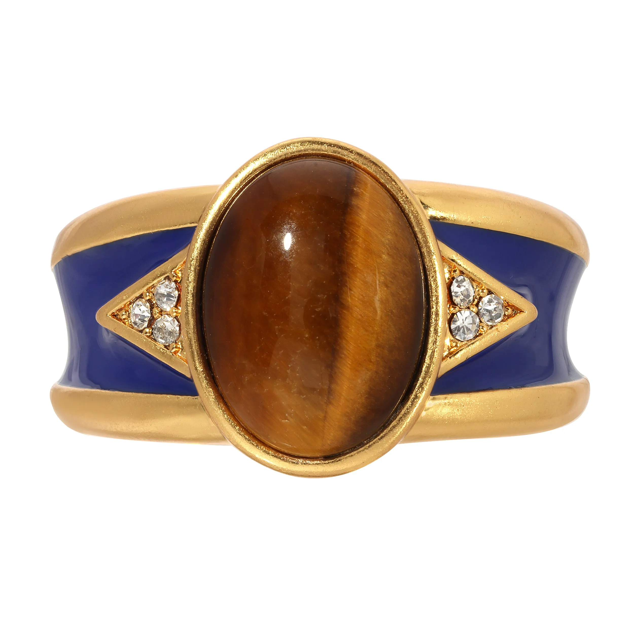 Tigers Eye Madera Ring