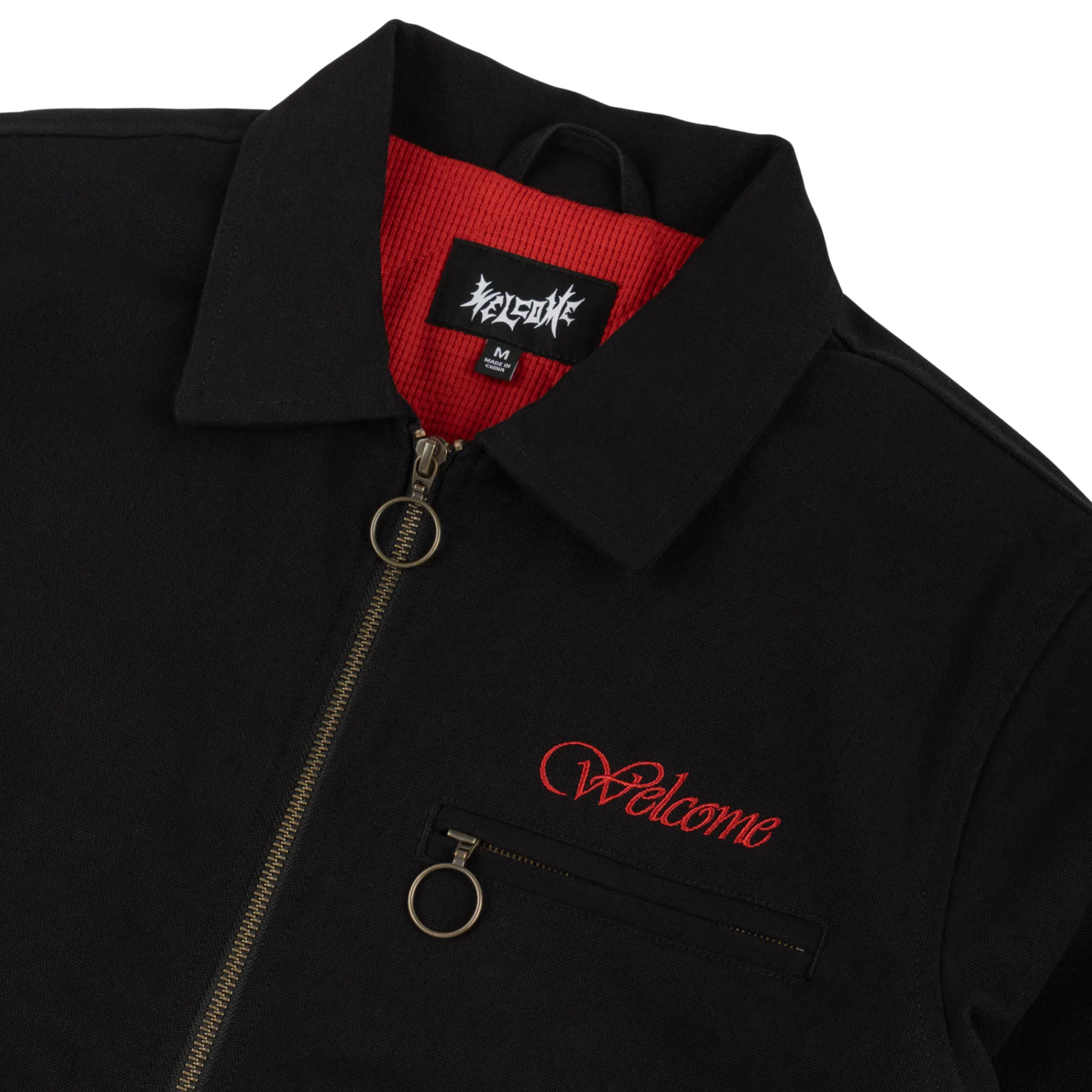 Torment Canvas Zip Jacket - Black