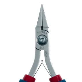 Tronex Flat Nose Pliers, Short Jaw, Standard Handle, #544