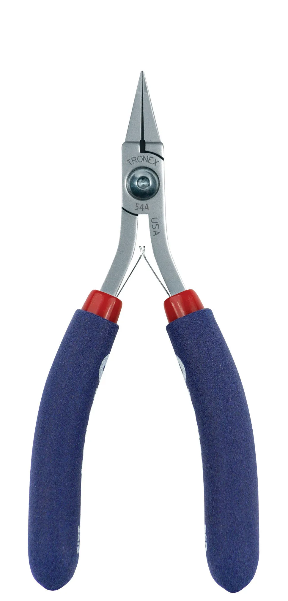 Tronex Flat Nose Pliers, Short Jaw, Standard Handle, #544