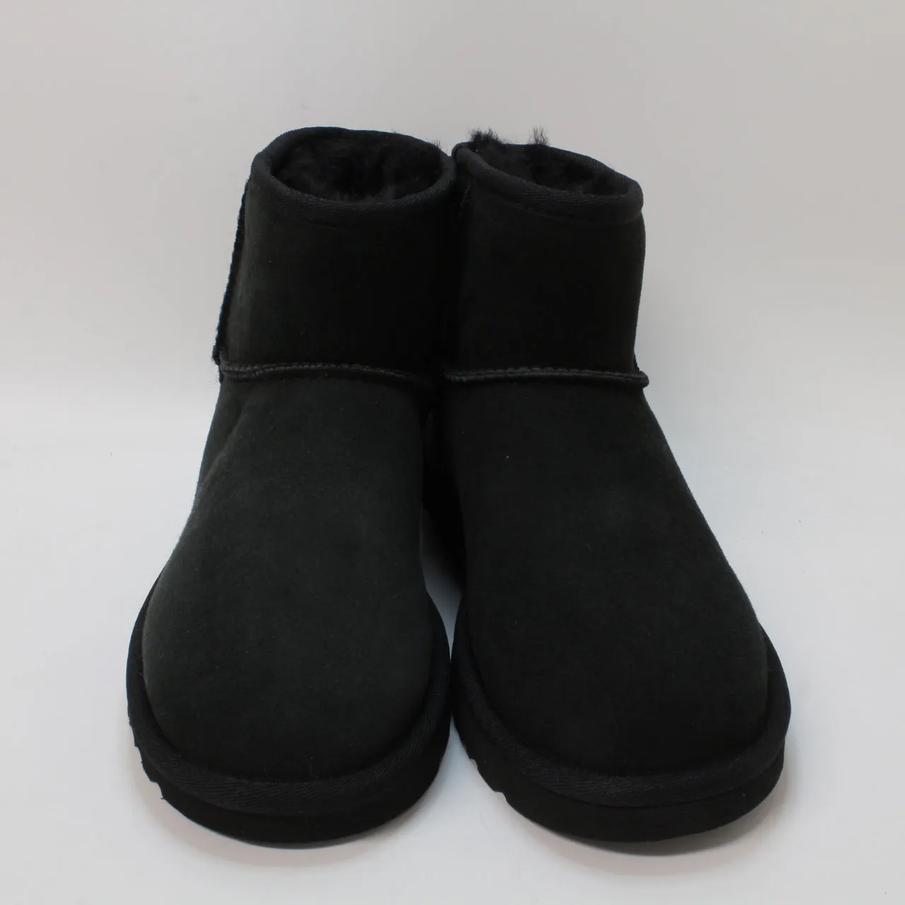 Womens UGG Classic Mini Ii Black Suede Uk Size 3